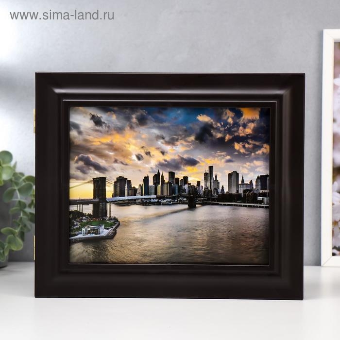 Ключница Ключница "Рано утром" Венге 26,5х31,5х4,5 см