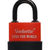 Замок навесной, 55 мм, медный цилиндр, влагозащищенный, короткая дужка, 3 ключа МИКС