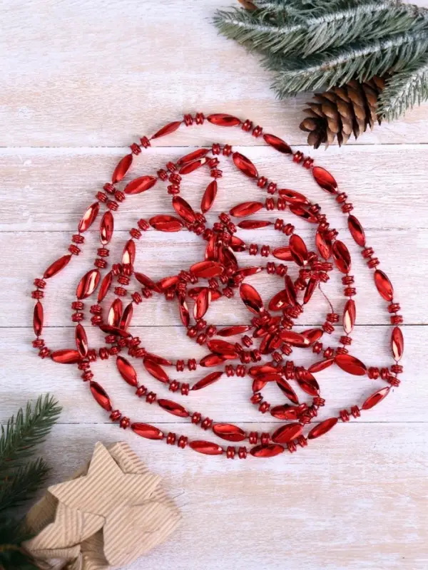 Бусы на ёлку &laquo;Волна&raquo;, длина 2.7 м, МИКС