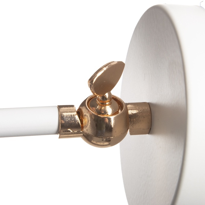 Бра Бра "Селена" Е27 40Вт бело-золотой 14х14х11 см