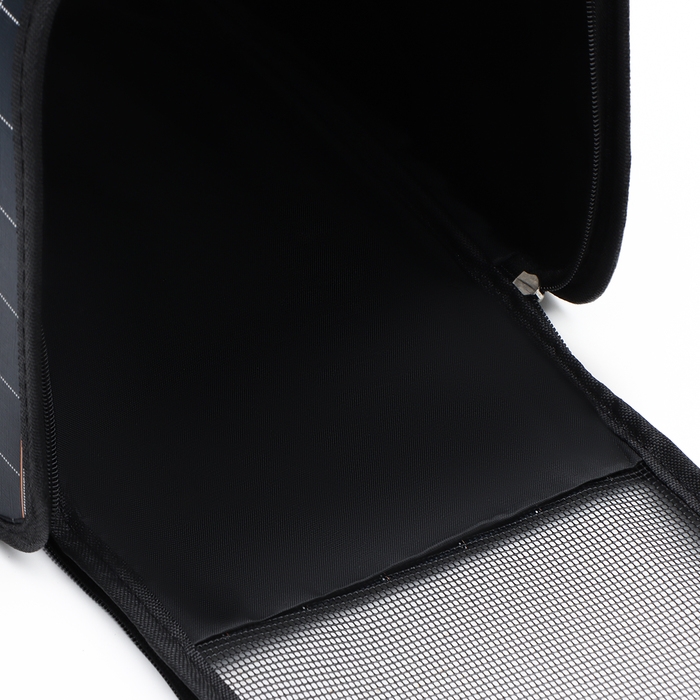 Сумка-переноска каркасная  Сумка-переноска каркасная "Клетка", размер M,  43 х 21 х 26 см, чёрная