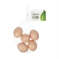 Яйцо искусственное подкладное, для кур, 4×5 см, 1 шт., коричневое, Greengo