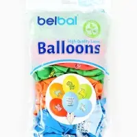 Воздушные шары латексные 14" С днём рождения тебя, Зверушки&raquo;, набор 50 шт.