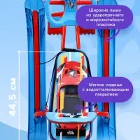Снегокат &laquo;Тимка спорт 4-1&raquo; Sportcar, со спинкой, красный, синий, ТС4-1/SC2 Nika Kids