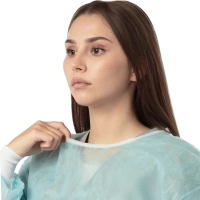 Халат хирург. стер., дл.140 см пл 25 р.48-50&nbsp;1шт./уп Гекса