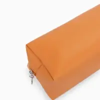 Косметичка женская ONE COLOR, на молнии, экокожа, бежевая