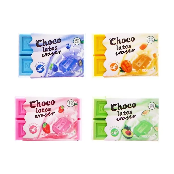 Ластик фигурный МИКС Шоколадка Ластик фигурный МИКС Шоколадка