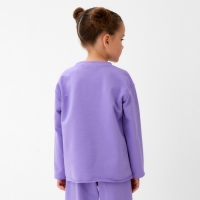Футболка детская с дл.рукавом KAFTAN, р. 30 (98-104 см), сиреневый