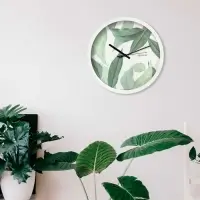 Часы настенные классические, серия: Интерьер, плавный ход, d=30.5 см, циферблат d=27 см, от батарейки 1&times;AA