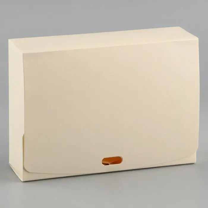 Коробка подарочная складная, упаковка, «Бежевая», 16.5 х 12 х 5 см, БЕЗ ЛЕНТЫ Коробка подарочная складная, упаковка, «Бежевая», 16.5 х 12 х 5 см, БЕЗ ЛЕНТЫ