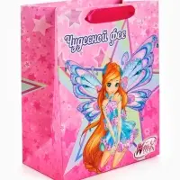 Пакет подарочный детский Winx, MS 18&times;23&times;10 см