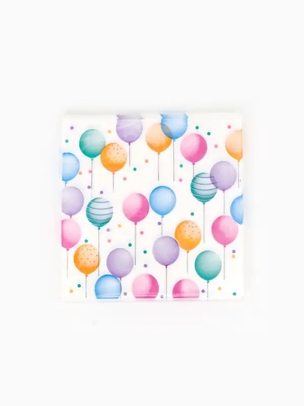 Салфетки бумажные &laquo;Happy birthday&raquo;, 33&times;33 см, 20 шт.