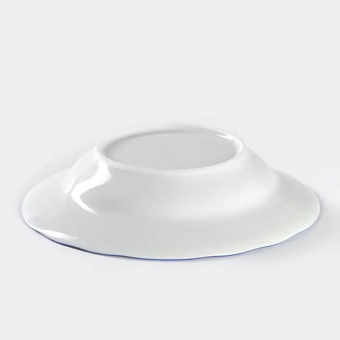 Тарелка глубокая Добрушский завод &laquo;Гуси&raquo;, 250 мл, d=20 см, фарфор, белая деколь МИКС