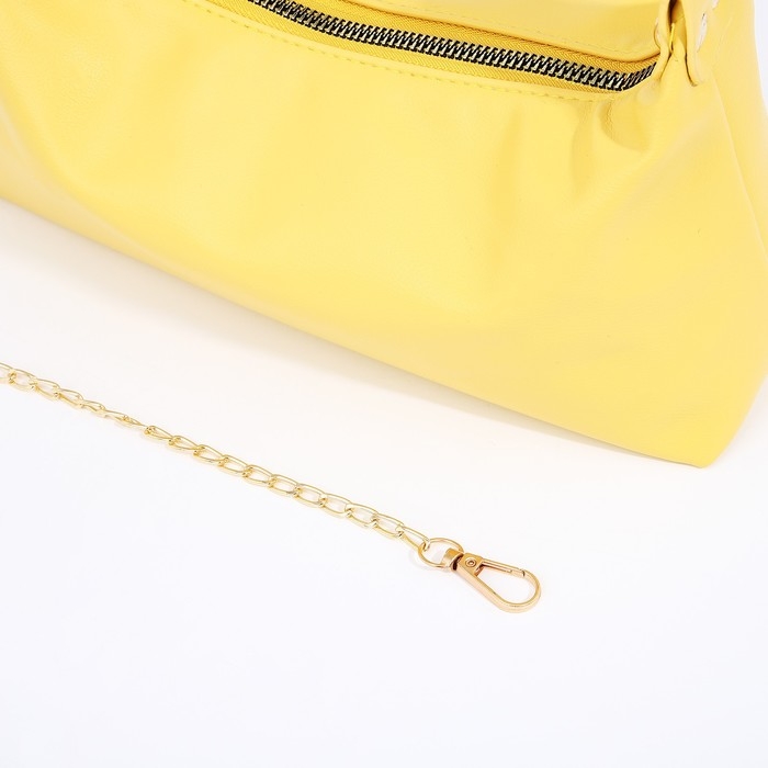 Сумка-багет на молнии, цвет жёлтый Сумка-багет на молнии, цвет жёлтый