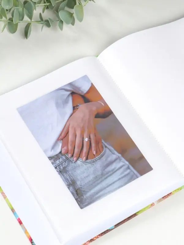 Фотоальбом на 100 фото 13х18 см "Вязаный домик" в коробке 5х18х20,5 см