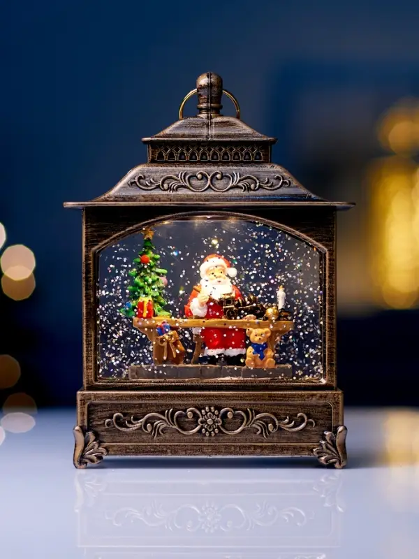 Фигура светодиодная  Фигура светодиодная "Дед Мороз" 5.5х14х19.5 см, 3хААА (не в компл.), музыка, USB, Т/БЕЛЫЙ