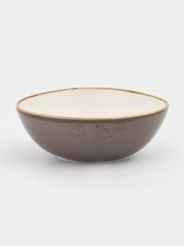 Салатник Magistro &laquo;Церера&raquo;, 440 мл, 15.3&times;13 см, фарфор, коричневый