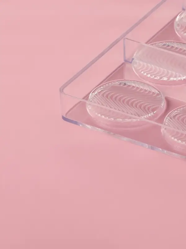 Форма для шоколада KONFINETTA &laquo;Круг&raquo;, 27.5&times;13.7&times;2.5, 8 ячеек (d=5.5 см), пластик, прозрачная