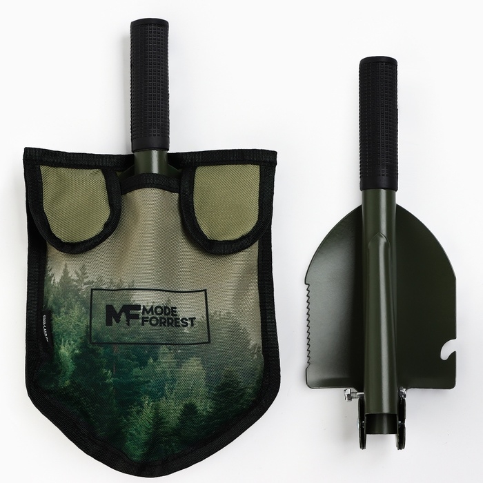 Лопата туристическая, складная MODE FORREST, 36 х 10 см., металлический черенок с ручкой, в чехле Лопата туристическая, складная MODE FORREST, 36 х 10 см., металлический черенок с ручкой, в чехле