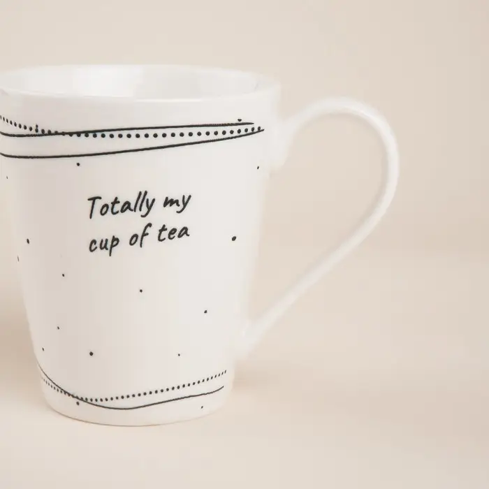 Набор кружек SL Home &laquo;Милый дом&raquo;, 350 мл, фарфор, 2 шт., белый