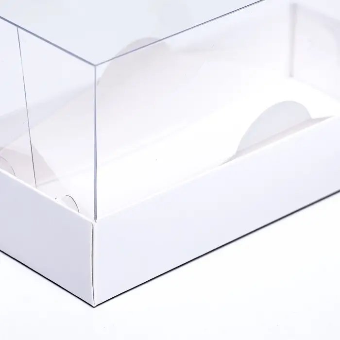 Кондитерская упаковка под рулет белая, 18&times;8&times;9 см