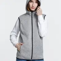 Жилет с капюшоном унисекс Gotland, серый, размер S