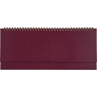 Планинг недатированный бордо,305х130, 64 л.,Ideal 3-457/04