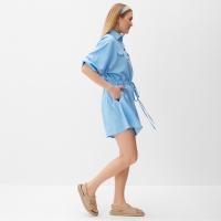 Комбинезон женский Minaku: Casual Collection цвет голубой  р-р 42