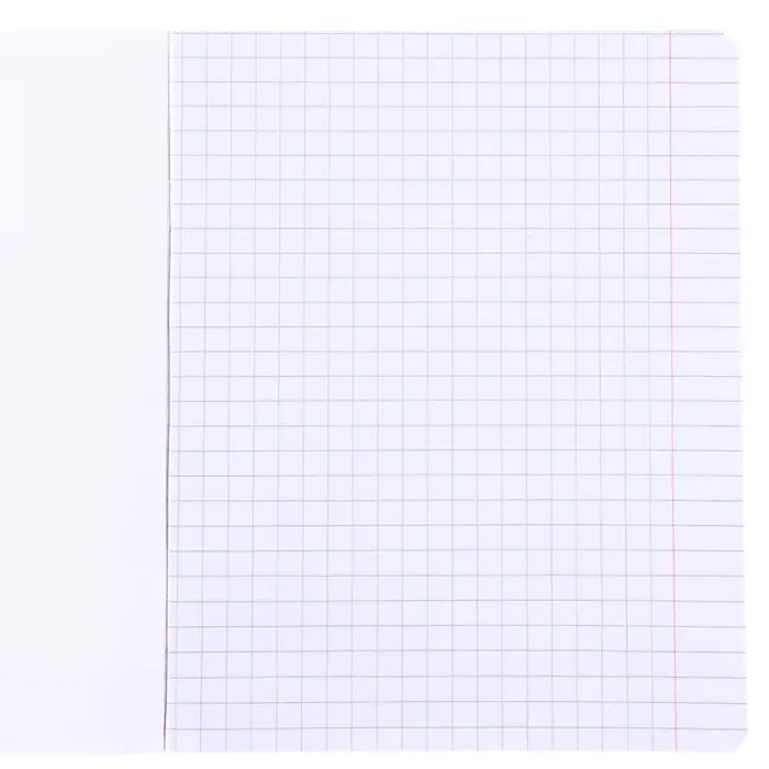 Тетрадь в крупную клетку 12 листов, 5 видов МИКС, обложка мелованная бумага, Минни Маус и Единорог