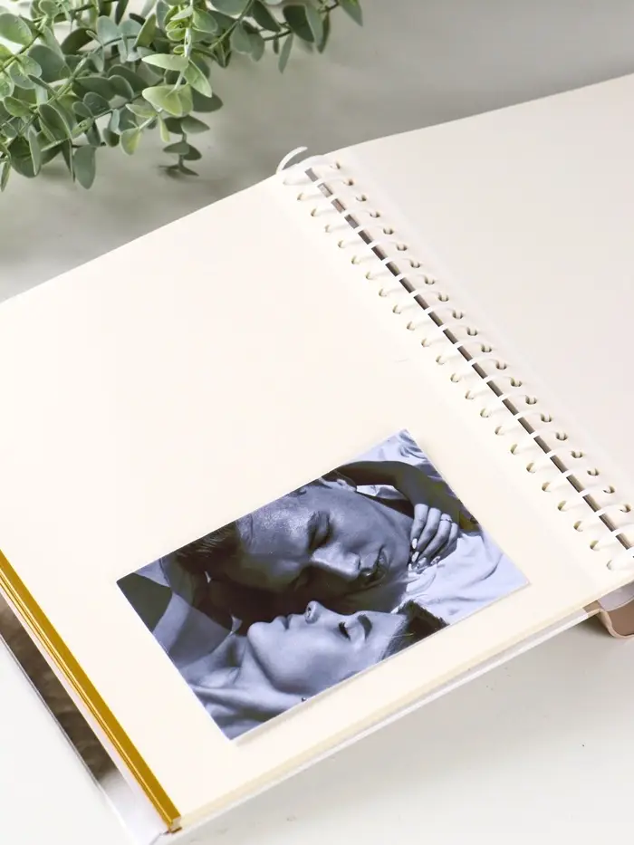 Фотоальбом 30 магнитных листов 23X28см, "Щенок",  пер-т внутр.спираль