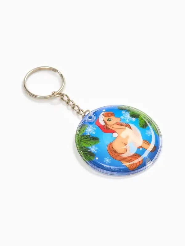 Брелок новогодний с фонариком «Поверь в мечту», 5 х 5 см Брелок новогодний с фонариком «Поверь в мечту», 5 х 5 см