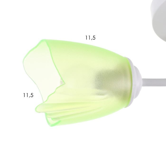 Люстра 1341002/2GN E27 15Вт белый-зеленый BayerLux