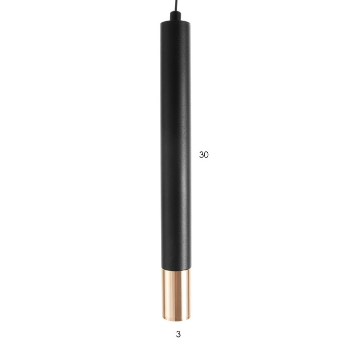 Светильник "Овал" LED 21Вт 4000К черный 14х3х41,5см BayerLux