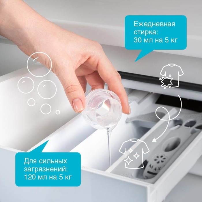 Жидкое средство для стирки Synergetic, гель, для деликатных тканей, гипоаллергенное, 750 мл Жидкое средство для стирки Synergetic, гель, для деликатных тканей, гипоаллергенное, 750 мл