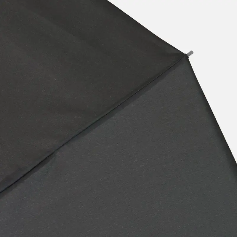 Зонт обратного сложения inLoop с ручкой-карабином, черный