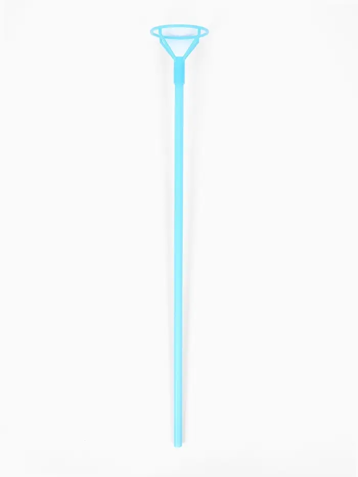 Трубочки и зажим для воздушных шаров, d=10 мм, длина 40 см, МИКС, 50 штук (в упаковке один цвет)