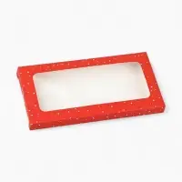 Коробка для шоколада &laquo;С Новым годом&raquo;, с окном, 17&times;8.5&times;1.5 см