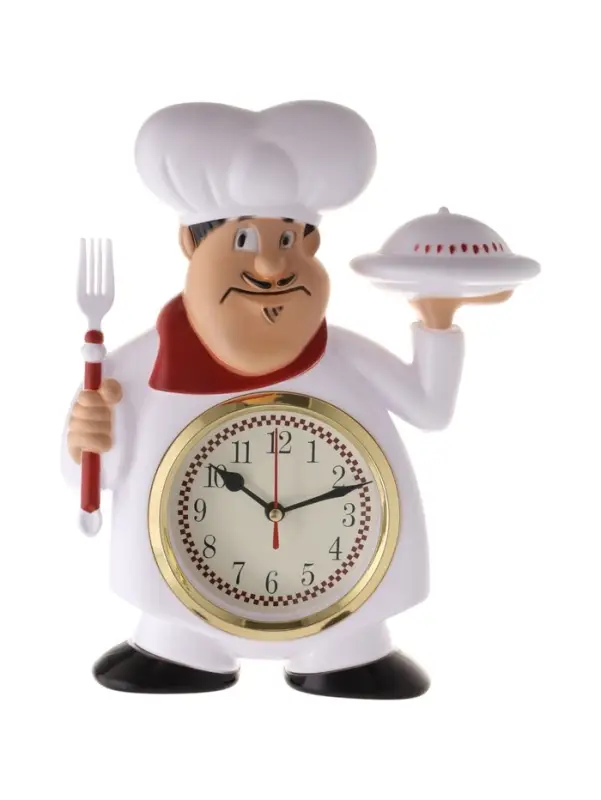 Часы настенные интерьерные &laquo;Кушать подано&raquo;, серия: Кухня, бесшумные, плавный ход, 22&times;28 см, от батарейки 1&times;АА