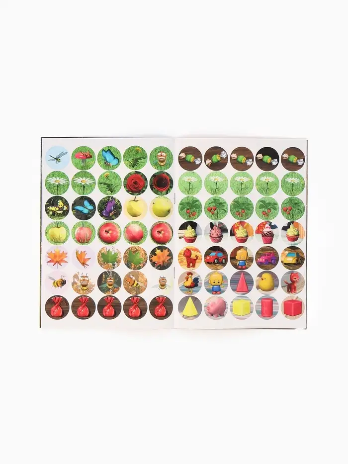 Наклейки-кружочки &laquo;Счёт&raquo;, 16 стр., А5, Маша и Медведь