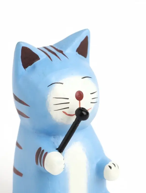 Фигурка &laquo;Кот с микрофоном&raquo;, 3&times;4&times;8 см, дерево, МИКС
