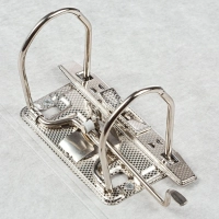 Папка-регистратор Комус Экономи 75мм фиолетовая, ПБП1, карм.кор., мет.уг