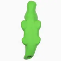 Игрушка пищащая для собак из латекса "Крокодил", 20,5 х 6,5