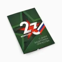Открытка «С 23 Февраля», 12 х 18 см