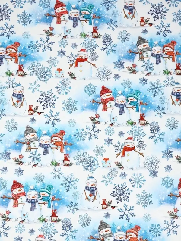 Набор бумаги упаковочной &laquo;Новогоднее настроение&raquo;, 3 листа, 70&times;100 см