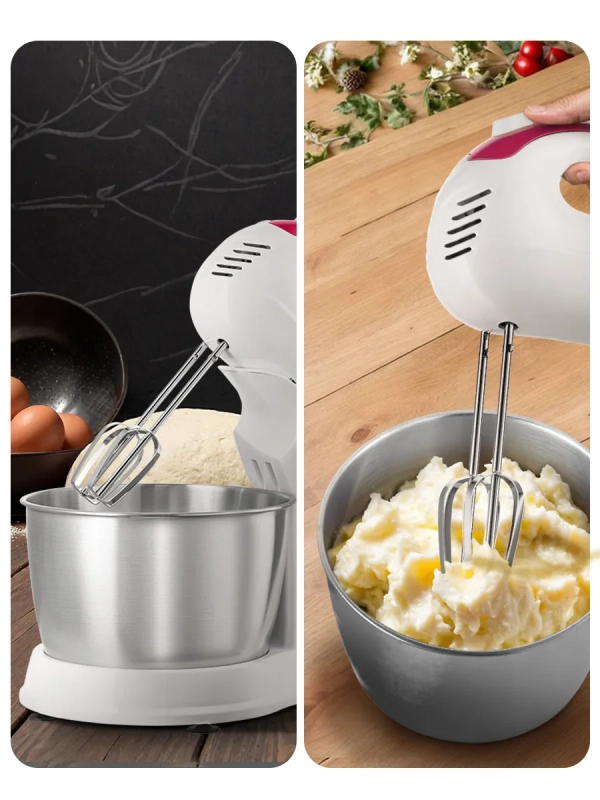 Миксер ручной и стационарный КТ-3485 - 250 Вт Миксер ручной и стационарный КТ-3485 - 250 Вт