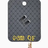 Брошь "Фламинго", кристалл, ноги двигаются, цвет бело-малиновый золоте