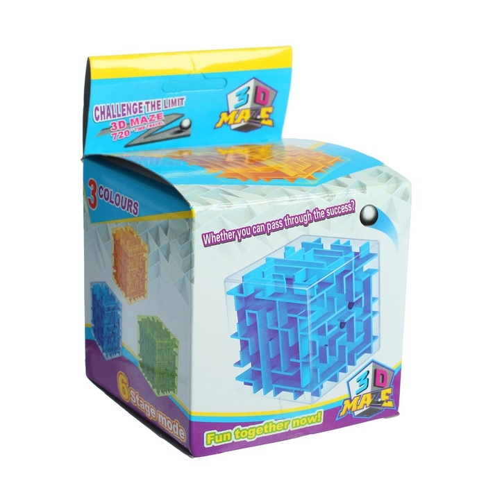 Головоломка «Лабиринт», цвет синий Головоломка «Лабиринт», цвет синий