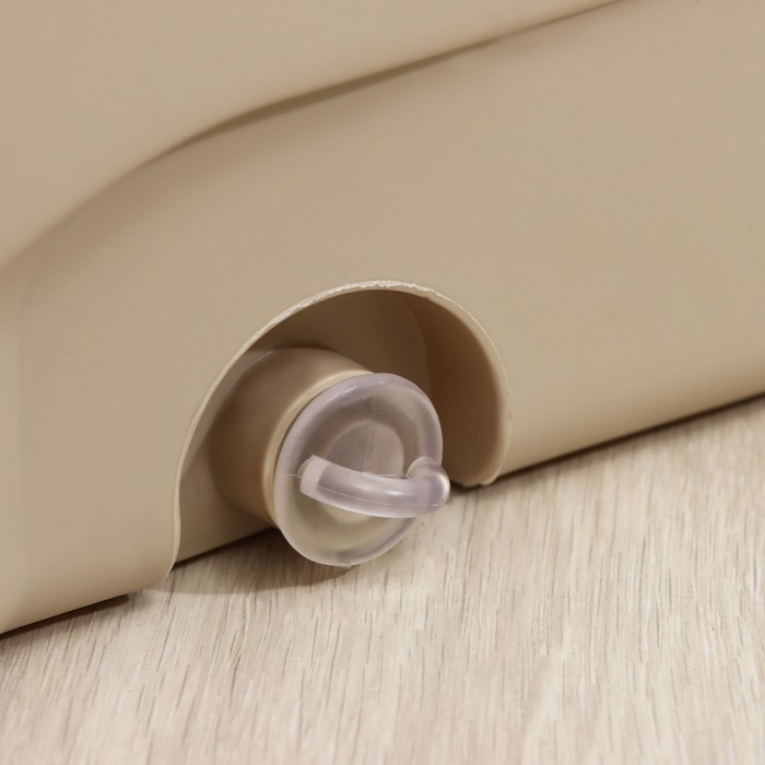 Швабра с отжимом и ведро с металлической центрифугой Доляна, 19,2 л, дополнительная насадка, цвет бежевый Швабра с отжимом и ведро с металлической центрифугой Доляна, 19,2 л, дополнительная насадка, цвет бежевый