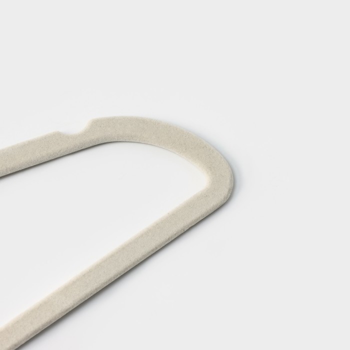 Плечики - вешалки для одежды, 41×22 см, 5 шт, цвет белый Плечики - вешалки для одежды, 41×22 см, 5 шт, цвет белый