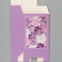 Коробка подарочная складная &laquo;Цветы&raquo;, 16&times;23&times;7.5 см